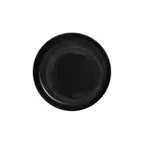 image of Steelite 7803ZM6004 Melamine Plate, 6.25" x 0.75", Black Raven Round, Dishwasher Safe - 1 Dozen