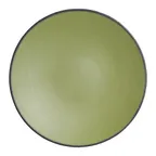 image of Steelite 7820JB019 - 9" Round Melamine Plate, Green, Dishwasher Safe, 8-9" Diameter - 24/Case