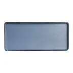 image of Steelite 7830JB023 Rectangle Melamine Plate, 11.5" x 5.1" x 0.9", Blues, Dishwasher Safe - 24/Case