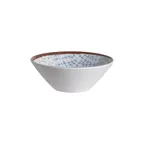 image of Steelite 7900BR705 - 12 Oz Round Melamine Bowl, 5.5" x 2.0" Tribeca Design 0.5 Qt Capacity - 1 Dozen