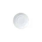 image of Steelite 82000AND0211 Saucer, 6.375" x 0.875" Round Bone China, Coupe White - 1 Dozen