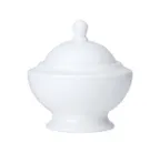 image of Steelite 82000AND0220 Sugar Bowl Lid, 3.0" x 2.375", White Bone China, William Edwards - 1 Dozen