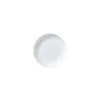 image of Steelite 82000AND0295 Butter Dish – Round Bone China Coupe White, 4.75" x 0.625", 1 Dozen