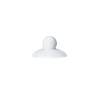image of Steelite 82000AND0427L Sauce Bottle Lid, 3" White Plastic, 1.25" x 1.125" Bone China - 1 Dozen