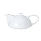 image of Steelite 82000AND0467 - 23oz Bone China Coffee Pot With Lid, 6.0" Tall, 18-26oz, Whiteware - 6/Case