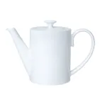 image of Steelite 82000AND0542 - Whitebone China Coffee Pot, 15.25 oz (7.5" x 3.25" x 4.375"), Lid - 6/Case