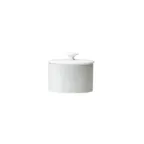 image of Steelite 82102AND0335 Oval Sugar Bowl, 8 Oz, 4.0" x 2.375" x 3.5", Bone China With Lid - 1 Dozen