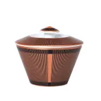 image of Steelite 82105AND0519 Sugar Bowl, 7 oz, 2.25" x 3.5" Bone China with Lid - 1 Dozen