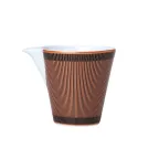 image of Steelite 82105AND0527 - China Creamer Pitcher 3.75 oz (2.5" x 2.5"), NoHandle, Gatsby - 1 Dozen