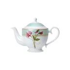 image of Steelite 82106AND0415 Signature Trellis Bone China Teapot, 28 oz (5.0" x 6.5"),Lid Included – 6/Case