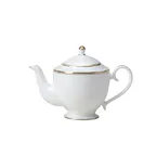 image of Steelite 82107AND0213 - Signature Teapot Lid, 3.375" x 2.25", Burnished Gold Bone China - 6/Case
