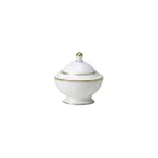 image of Steelite 82107AND0220 Sugar Lid 3.0" x 2.375" Bone China Gold William Edwards Signature - 1 Dozen