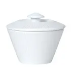 image of Steelite 82109AND0519 Sugar Bowl, 7 oz, 2.25" x 3.5" Bone China with Lid, Flame Finish - 1 Dozen
