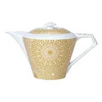 image of Steelite 82110AND0522 - Moresque Bone China Teapot, 23.25 Oz (5.375 In) With Lid - 6/Case
