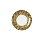 image of Steelite 82120AND0211 Bone China Saucer, Round, 6.375" x 0.875", Fizz Black Grey - 1 Dozen