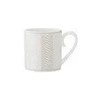 image of Steelite 82122AND0112 - Taupe Bone China Coffee Cup, 3.5 oz, 3.25" x 2.25" x 2.5" - 1 Dozen