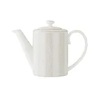 image of Steelite 82122AND0542 Connoisseur Pot 15.25 oz Taupe Bone China 7.5"x3.25"x4.375" No Lid - 6/Case