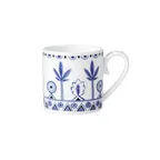 image of Steelite 82124AND0112V2 China Cup, 3.5 oz (3.25" x 2.25" x 2.5"), Sultans Garden Blue, - 1 Dozen