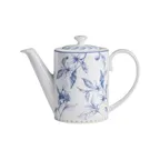 image of Steelite 82131AND0415 - 4-Cup Hive Blue Bone China Teapot, 28 oz (5.0" x 6.5"), With Lid - 6/Case