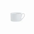 image of Steelite 82132AND0110 Bone China Tea Cup, 9 Oz (4.375" x 3.375" x 2.5"), Wave Pattern, 1 Dozen