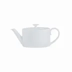 image of Steelite 82132AND0337 Oval Teapot, 19.4 oz, 9.25" x 3.75" x 3.5", Bone China - 6/Case