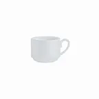image of Steelite 82132AND0554 Bone China Stacking Cup, 8 Oz, 4.25" x 3.125" x 2.0", Shimmer Finish - 1 Dozen