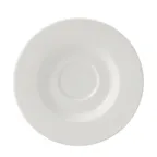 image of Steelite 9001C167 - Round 4.63" Monaco Vogue Saucer, Alumina Vitrified, Oven Safe to 530°F - 36/Case