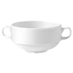 image of Steelite 9001C311 Handled Soup Cup, 10 Oz, 6.0" x 2.25" Monaco China, Oven Safe - 36/Case