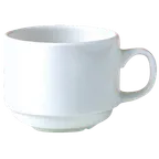 image of Steelite 9001C332 - Stack Cup 6.0 Oz (3.875" x 2.375") Vogue China 530°F/275°C Oven Safe - 36/Case