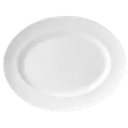 image of Steelite 9001C393 - Oval Platter 11.0" X 8.75" Monaco Vogue China, Oven Safe To 530°F - 1 Dozen