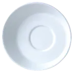 image of Steelite 9001C635 Saucer, 4.625" x 1.625" Round China, Sheer, Oven Safe to 530°F/275°C - 24/Case
