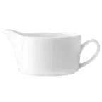 image of Steelite 9001C671 - Mint Sauce Boat, 5 oz, 6.25" x 2.375" Alumina, Oven Safe 530°F/275°C - 1 Dozen