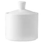 image of Steelite 9001C674 Sugar Pot Lid, 1.625" Monaco Vogue, Vitrified, Oven Safe To 530°F/275°C - 1 Dozen