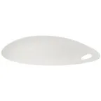 image of Steelite 9002C640 Oval China Platter, 20.25" x 6.25" x 1.75" Vitrified, Oven Safe to 530°F - 3/Case