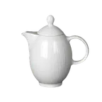 image of Steelite 9032C730 - 12 oz Spyro Coffee Pot, 6.25" x 3.9" x 4.9" Vitrified Oven Safe 530°F - 6/Case