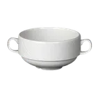 image of Steelite 9032C735 Soup Cup, 10 oz, 6.0" x 2.25", Vitrified China, Oven Safe 530°F, Stackable - 36/Case