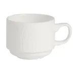 image of Steelite 9032C986 Stacking Cup, 7.5 Oz (4.1" x 2.5"), China, Oven Safe 530°F - 36/Case