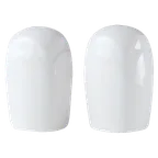 image of Steelite 9102C465 - Bianco Salt Shaker, 1.75" x 2.75" China, Oven Safe to 530°F - 1 Dozen