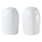 image of Steelite 9102C466 - Pepper Shaker, 1.75" x 2.75", Bianco China Vitrified OvenSafe to 530°F - 1 Dozen