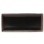 image of Steelite 91090552 - Rectangle Platter 14.5" x 0.75" Koto Pattern Oven Safe To 530°F/275°C - 6/Case