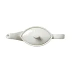 image of Steelite 9117C1207 Beverage Pot Lid, White Ceramic, Vitrified, Oven Safe 530°F/275°C, Design - 6/Case