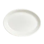 image of Steelite A100P115 - Oval China Platter 14" x 10.125", Rolled Edge, Oven Safe 400°F - 1 Dozen