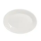 image of Steelite A100P140 Oval Platter, 10.625" x 7.75" China, Rolled Edge, Oven Safe 400°F - 24/Case