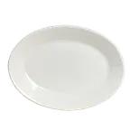 image of Steelite A100P147-Oval Rolled Edge Platter, 11.25" x 8" Vitrified China, Oven Safe to 400°F, 1 Dozen