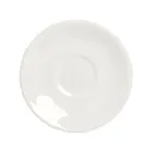 image of Steelite A100P411 - 5.0" Round Vitrified China Saucer, Oven Safe to 400°F, Casual Dining - 1 Dozen