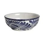 image of Steelite A120P033 Nappy Round China Bowl, 12 oz (5.25" x 2.0"), Blue Anfora Vitrified, 1 Dozen