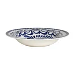 image of Steelite A120P050 - Blue Round 26 Oz Pasta Bowl, 11.75" Diameter, Vitrified China - 1 Dozen