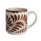 image of Steelite A122P049 Acapulco Mug, 10 Oz, 4.75" x 3.5" Brown China, Puebla Style - 1 Dozen