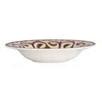 image of Steelite A122P050 - Rolled Edge Round Pasta Bowl, 11.75" , 26 oz Capacity Brown China - 1 Dozen