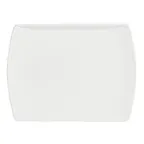 image of Steelite A900P027 - Rectangular Platter, 9-3/4" x 7" Vitrified China, Sedona White - 1 Dozen